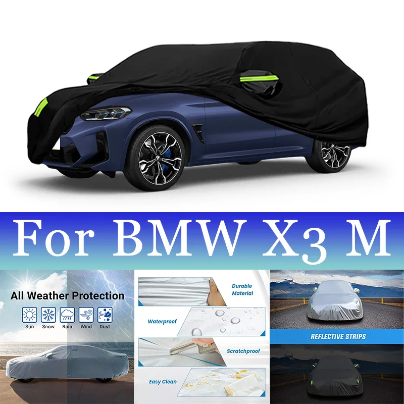 

For BMW X3 M Car Cover Waterproof Dustproof Car Cover UV Protective Car Cover Exterior Snow Protection Covers Car Accessories
