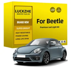 Led Interior Light Kit For VW Beetle 1998 -2015 2016 2017 2018 2019 Bulbs Reading Dome Map Vanity Mirror Lamp Canbus Error