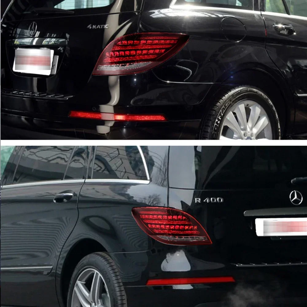 أضواء السيارة ل W251 R فئة LED أضواء خلفية 2010-2017 R300 R350 مصابيح التوقف الخلفية إشارة الفرامل DRL عكس اكسسوارات السيارات