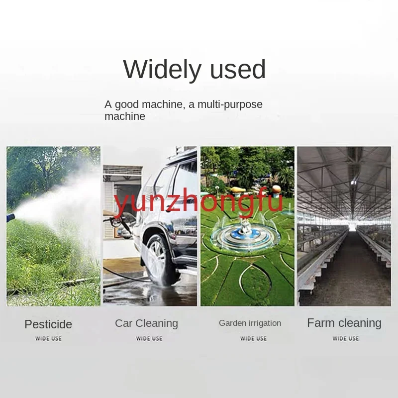 Electric sprayer High pressure punch Agricultural pesticide sprayer Car wash irrigation 48V-60V/48-72V/220V