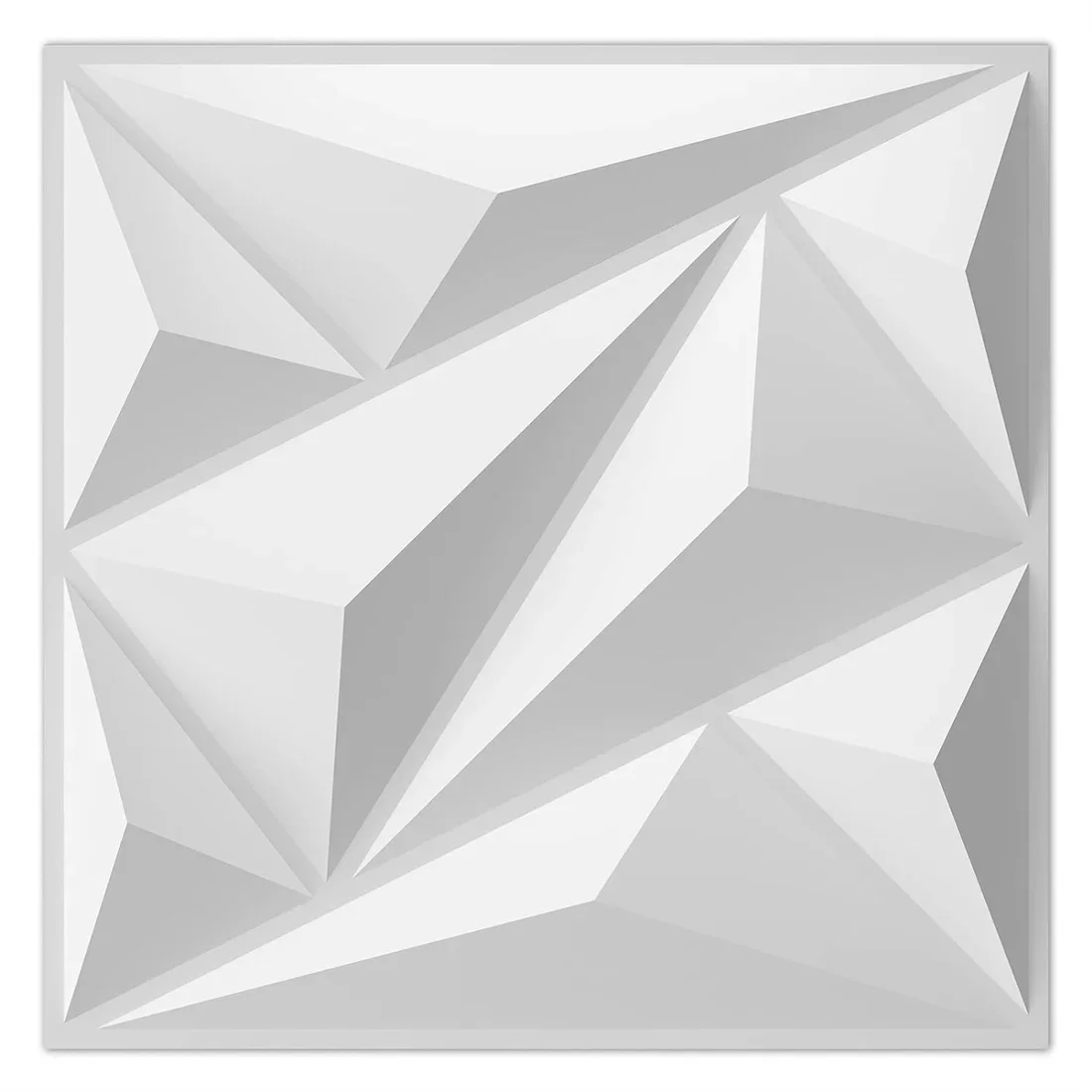 10pcs 30*30cm 3D Wallboard Diamond PVC Textured Wallboard Living Room Lobby Bedroom and Hotel Office Decoration