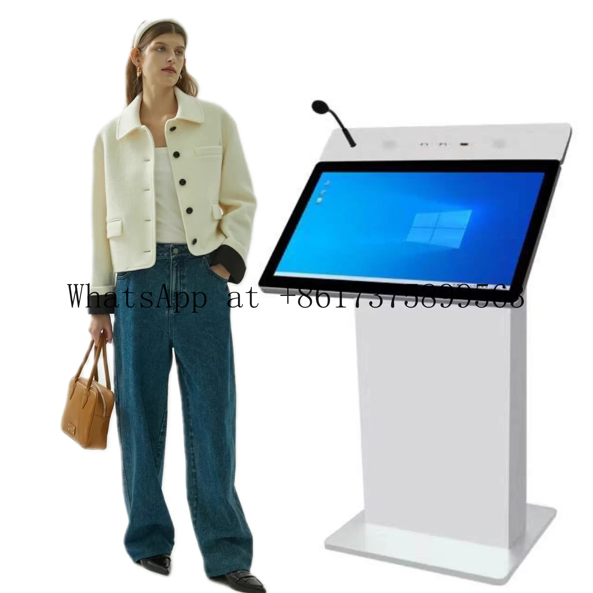 Educational Equipment Smart Podium 27 Inch LCD