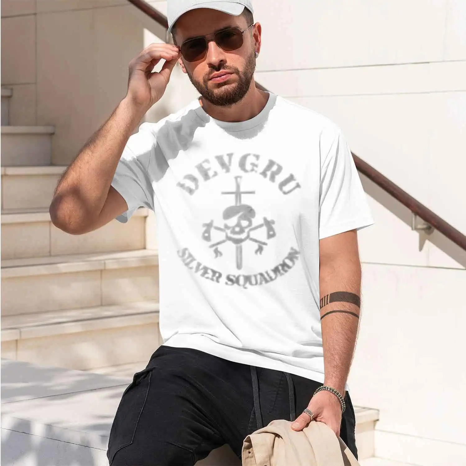 2026 New Model Naval Seal Team 6 Six Devgru Silver Squadron T-Shirt 100% Cotton O-Neck Summer Short Sleeve Casual Mens T-shirt S