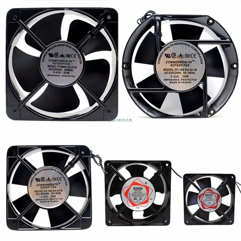 for Welding Machine Solder Smoke Exhaust 110V 220V 380V Cooling Fan Industrial Cabinet Distribution Box Axial Flow Fan