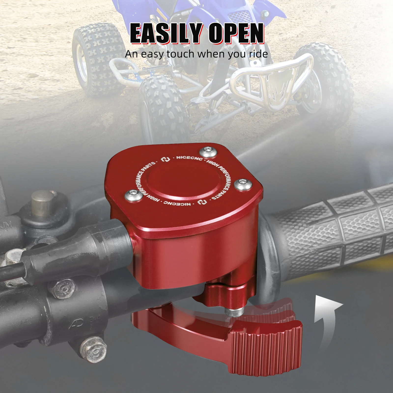 NICECNC Für Yamaha Raptor 700R 2009-2023 ATV Daumengashebel-Baugruppe Für Yamaha Raptor 700 YFM700R 2006-2023 Banshee 350 – Detail 20