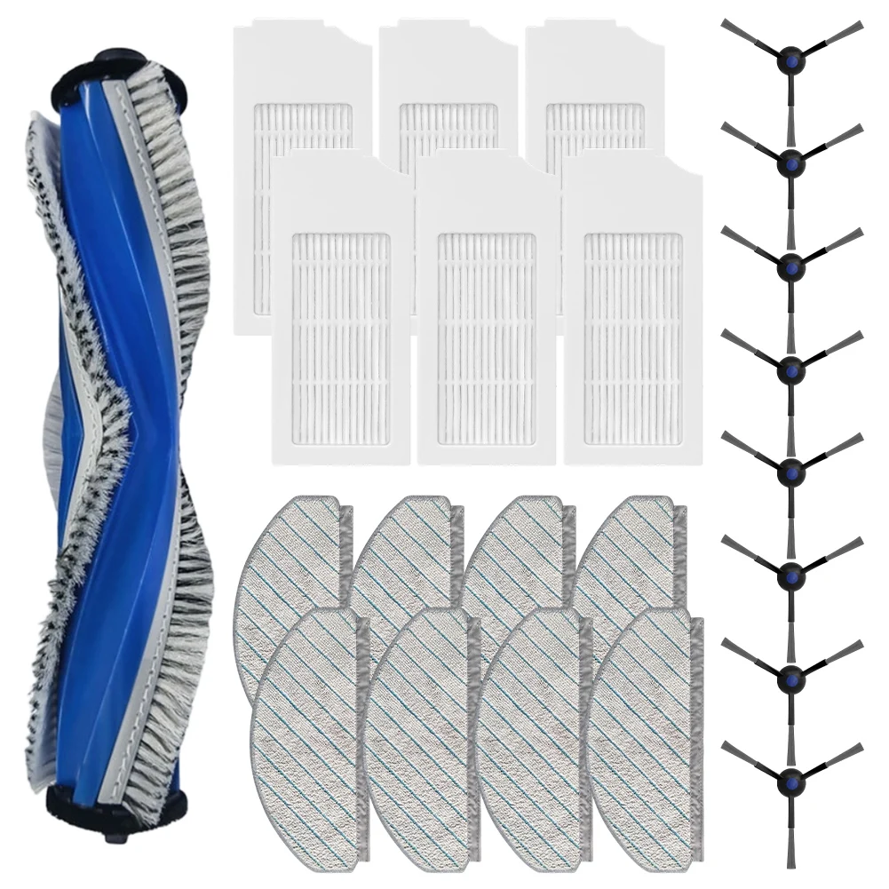 

1set For Bosch For Spotless BCRC1W BCRD1W For Spotless Advanced BCRC2W BCRD2W Vacuum Cleaner Main Side Brush Filter Mop Cloth