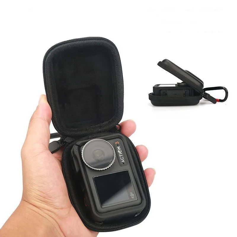 Storage Protection Bag For Dji Osmo Action 3 Brushed Half Open Quick Release Carrying Case for Action 3 Accessories