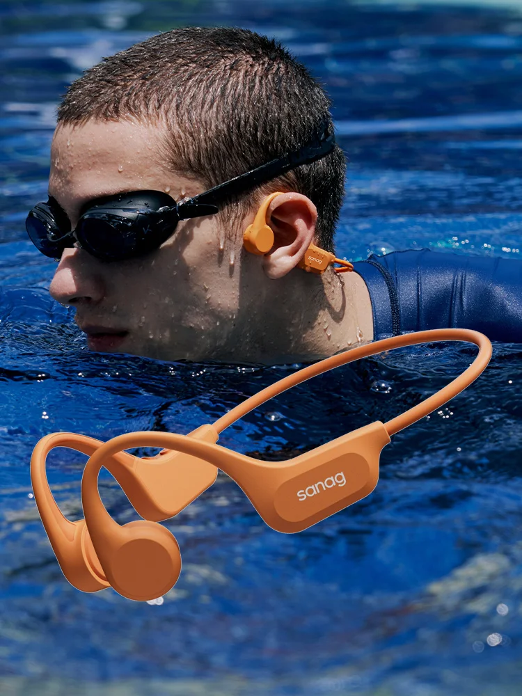 AliExpress Sanag B60S IPX8 Swimming Bluetooth Headphones Bone Conduction Wireless Earphone Sport Cycling Headset 64GB MP3 Player Earbuds