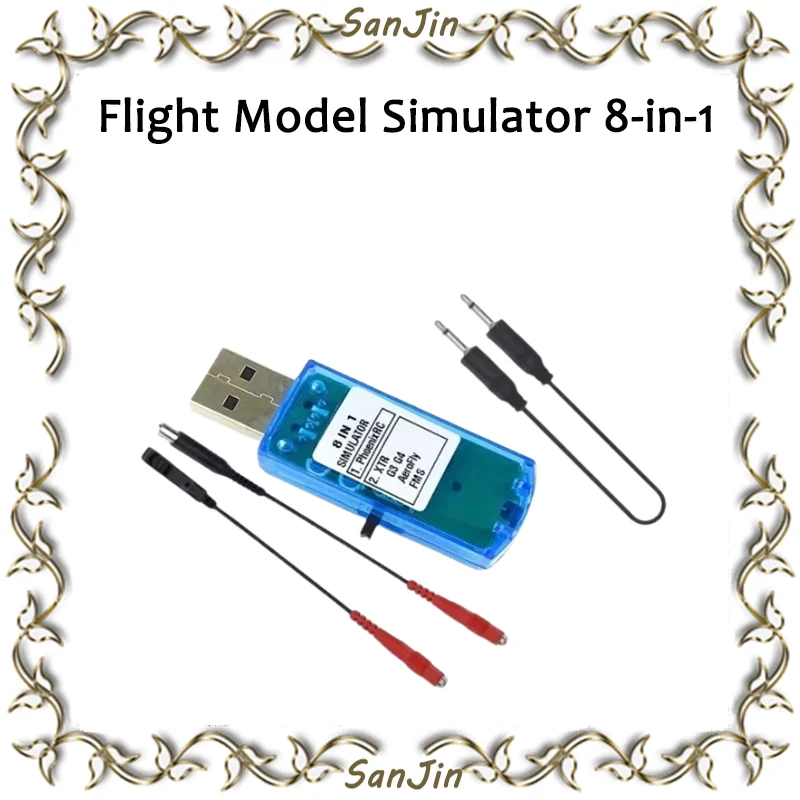 Remote Control Aircraft Model Simulator 8-in-1 Supports Phoenix 5 G3 G4 Xtr Fixed Wing Fpv Traversing Helicopter Multi Rotor