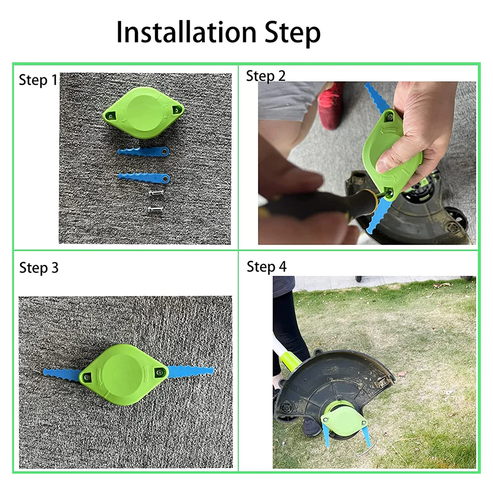 

For Greenworks Trimmer Blade Blades Durability High Quality New Single Line Trimming Head String Trimmer Models Line Cap Blades