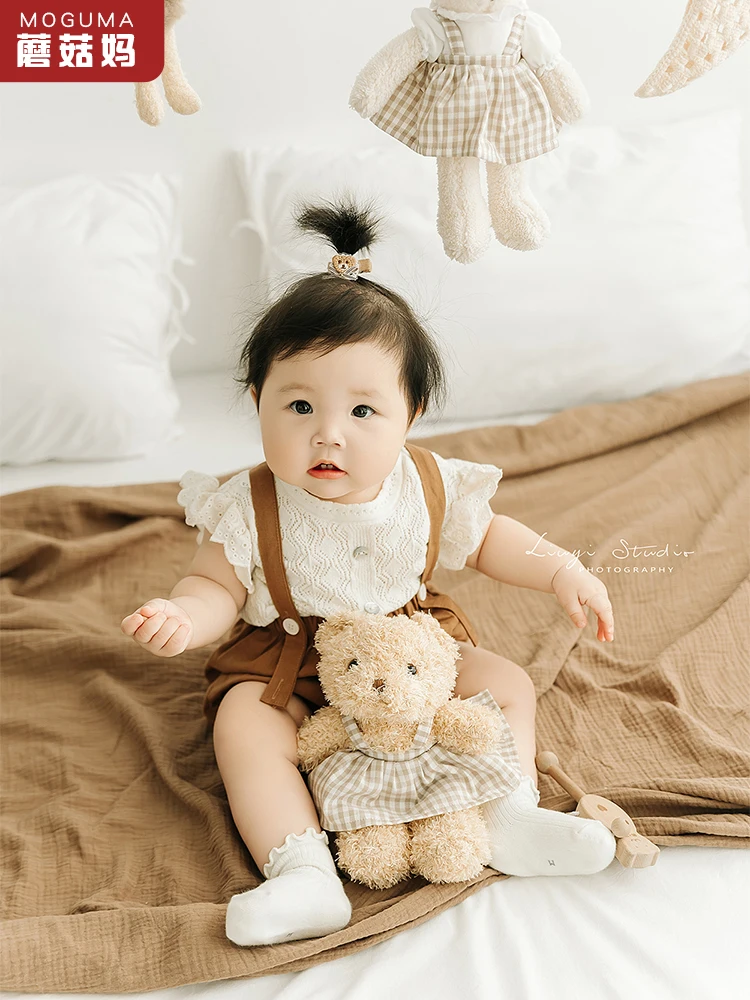 

Children's photography clothing, hundred day baby photography clothing, animal park weekly photos 신생아사진 아기 코스프레