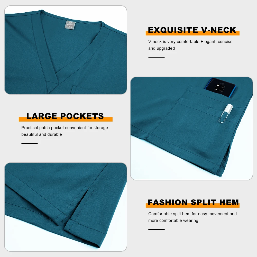 โรงงานขายส่งขัดสีสันสดใสขัดทางการแพทย์เครื่องแบบชุดหลายสีขัดพยาบาลโรงพยาบาลขายส่งเสื้อผ้าโรงพยาบาล