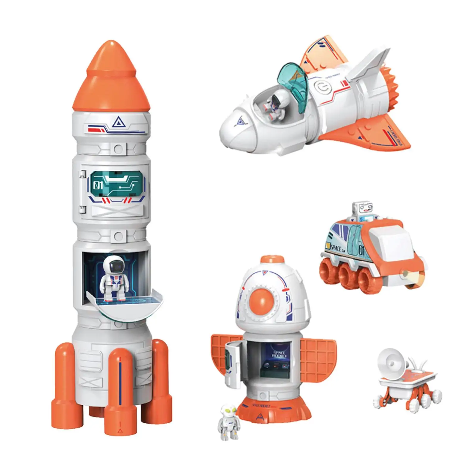 Space Shuttle Rocket Toys Role Playing Kids Science Educational Toys for Boy Kids 3-7 Years Old Preschool Birthday Gifts