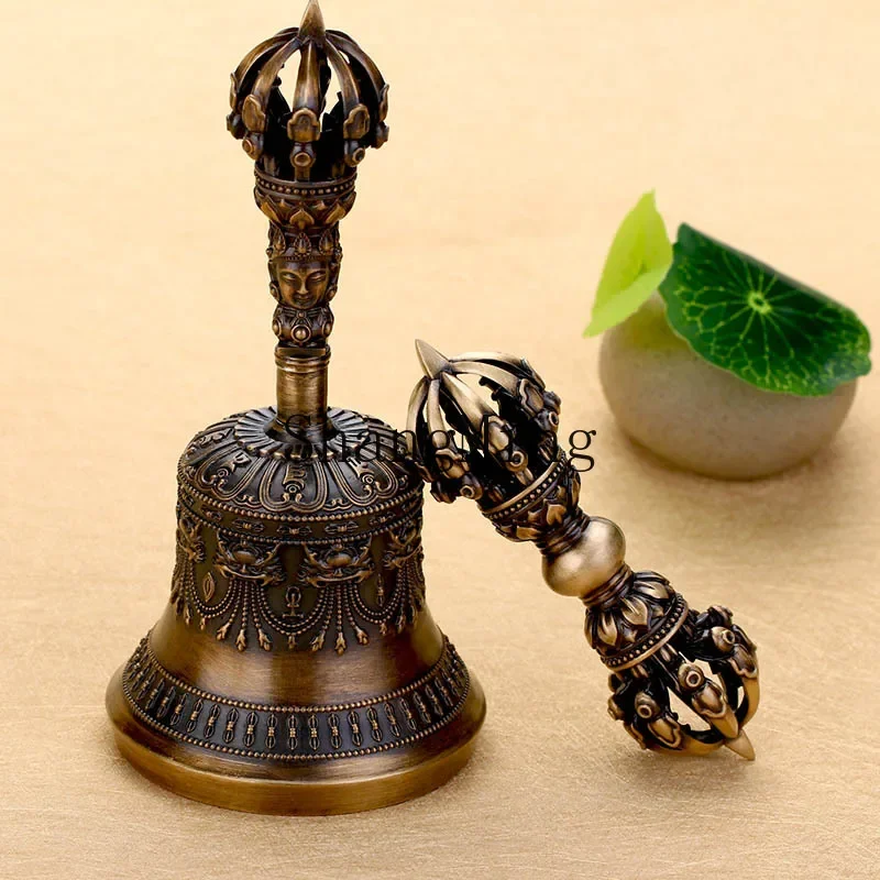 CL nine-strand vajra pestle handheld vajra bell ornament brass handmade boutique manufacturer wholesale ornament
