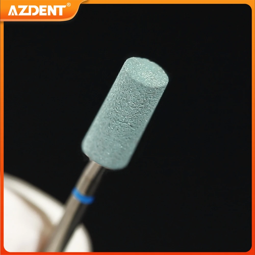 

AZDENT Стоматологическая керамическая алмазная шлифовальная головка HP 2,35 мм, пластира средней зернистости, стоматологические сверла для циркониевого фарфора