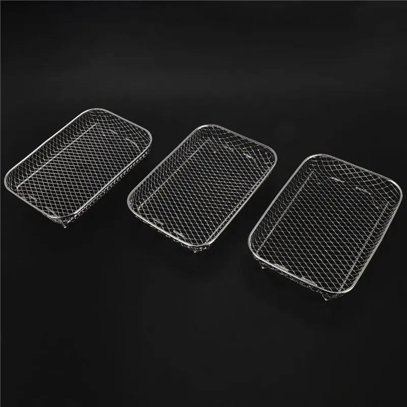 -[33A Tvdae] Air Fryer Rack For Ninja Dual Air Fryer, 3-Layer Food Dehydrator Rack Toast Rack Grill Air Fryer Accessories