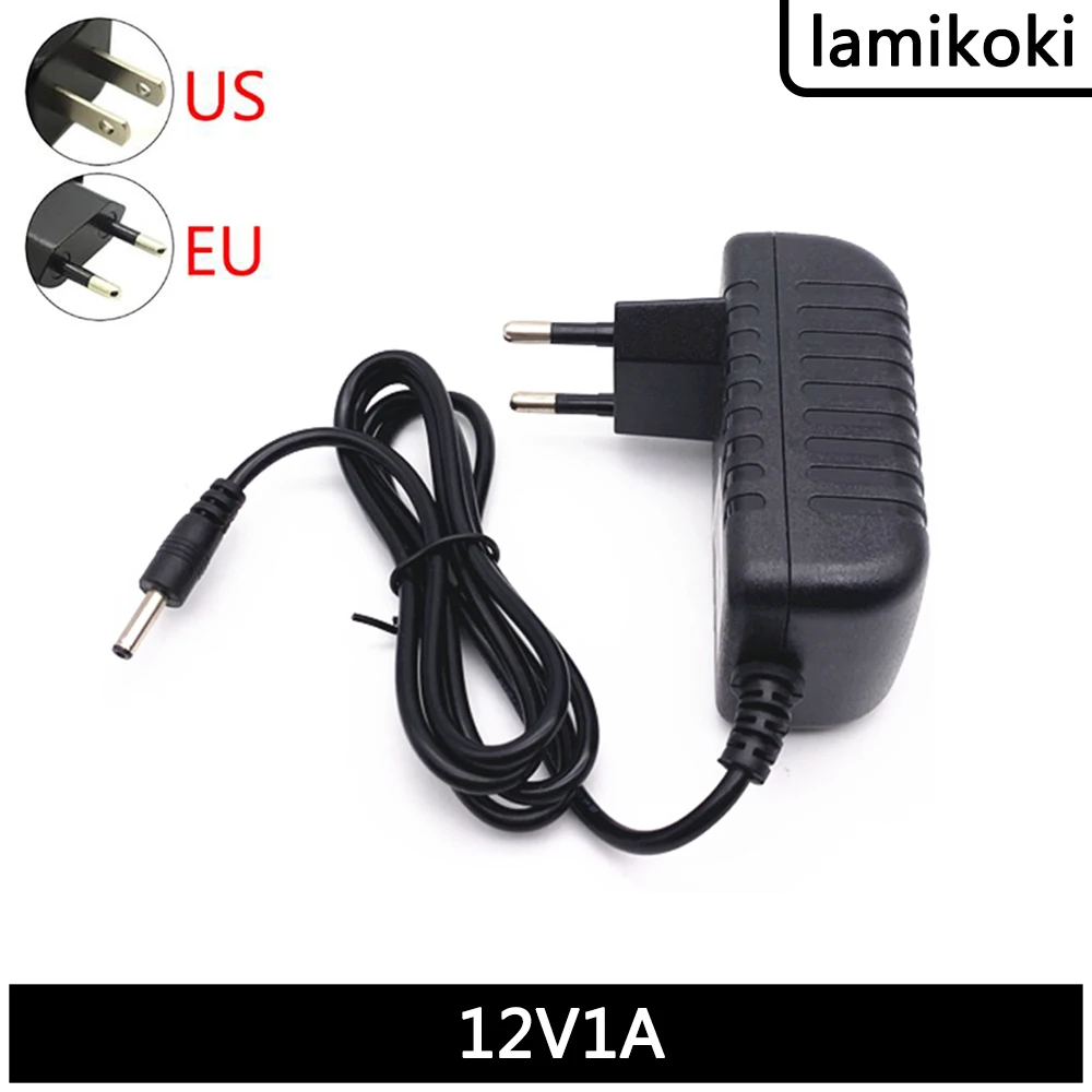 12V 1A Adapter AC 220V European Regulation 12V DC 1000mA European Standard 12V1A DC 3.5*1.35mm Line