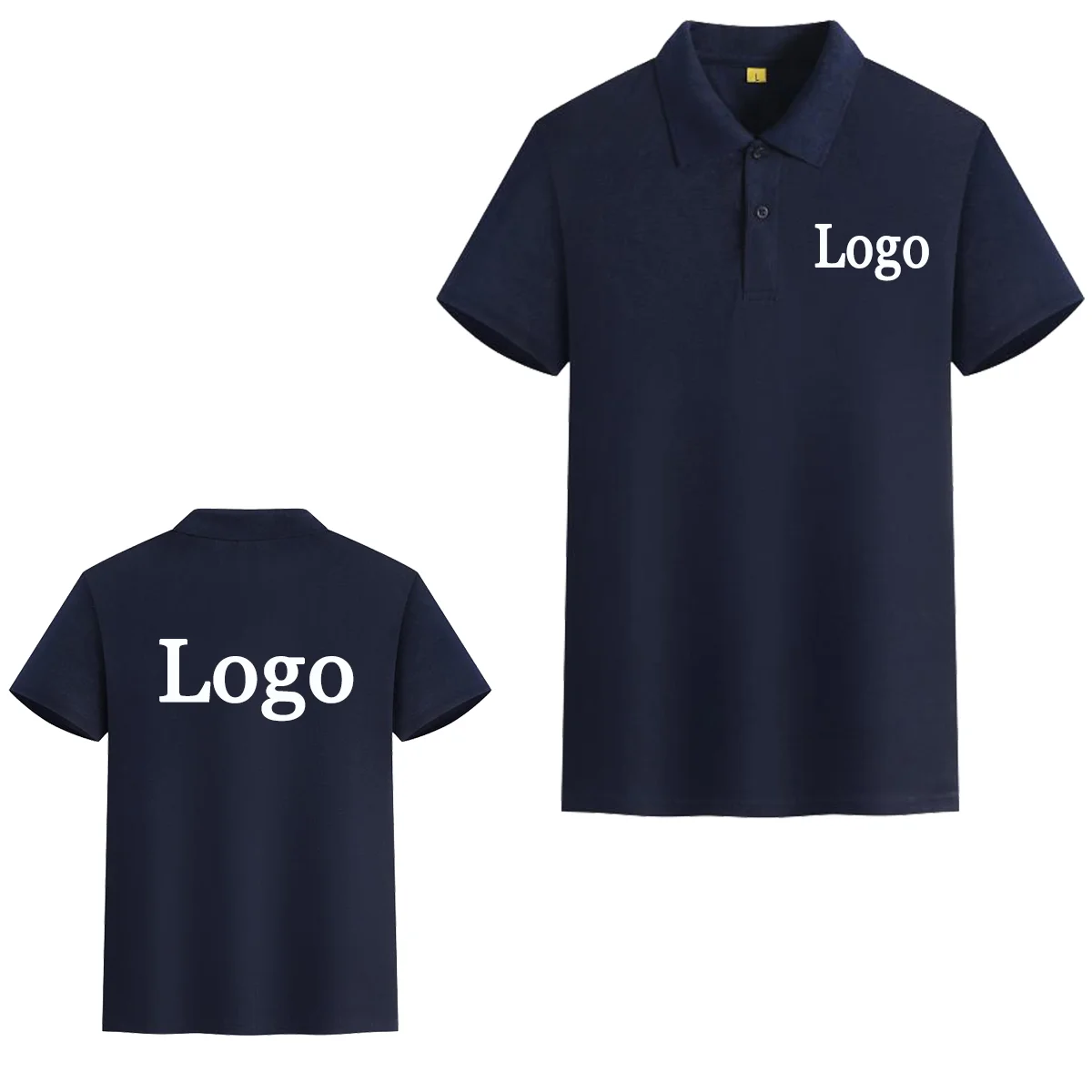 

Summer casual Polo shirt custom logo printed text picture brand personal design Breathable for men and women