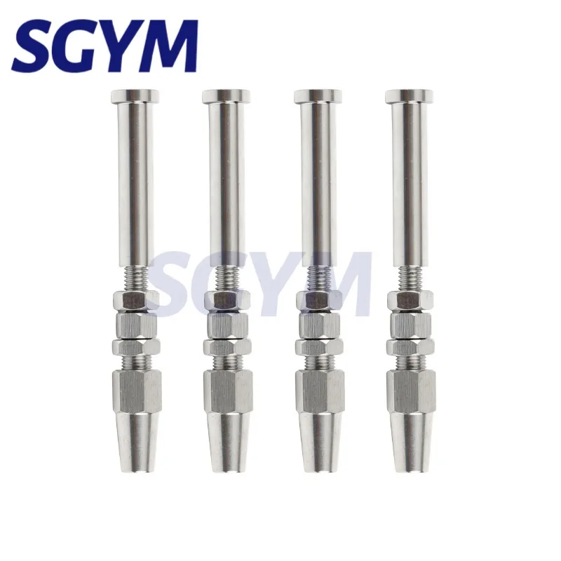 

T316 Stainless Steel Flat Head Hexagon Swageless Stud End 4mm Cable Railing Balustrade kit Threaded End Fitting