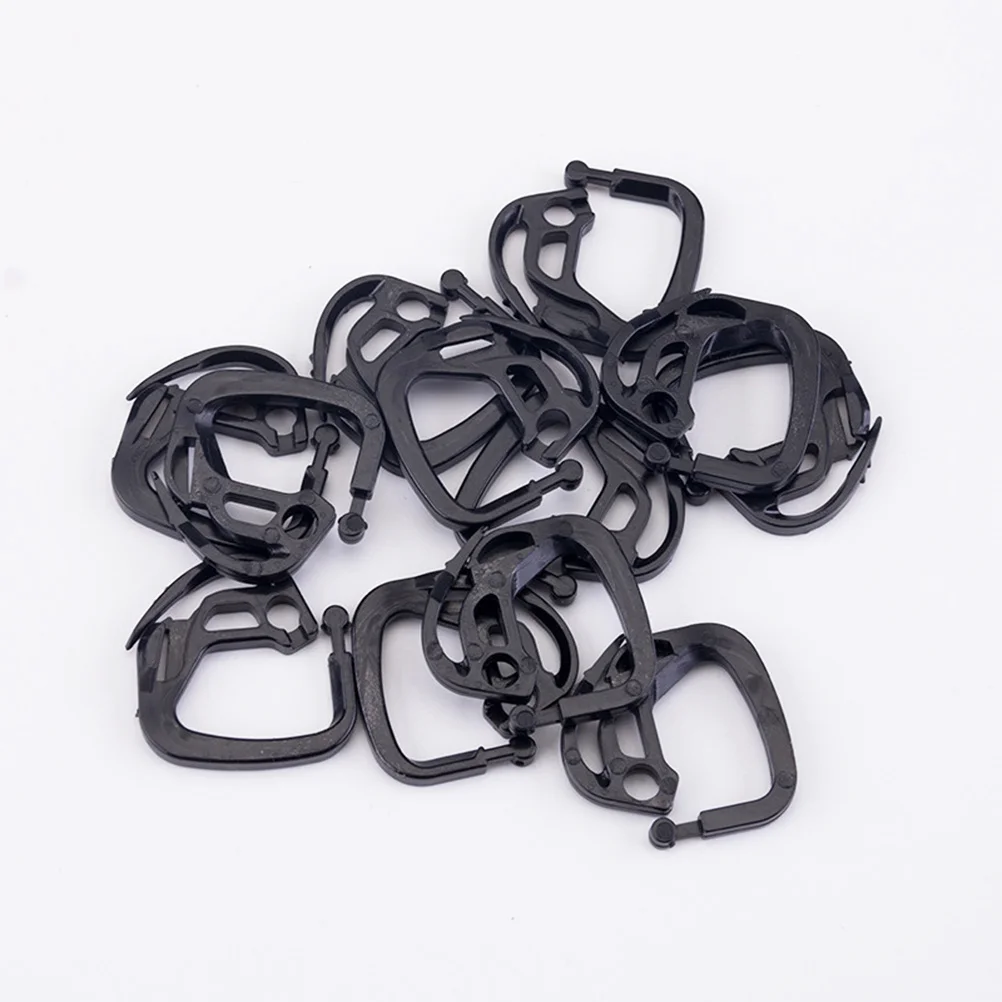 

300pcs Hooks For Greenhouse Shade Cloth Fasten Clip Holders Black Durable Lightweight Net Fixing Tools Garden Warm