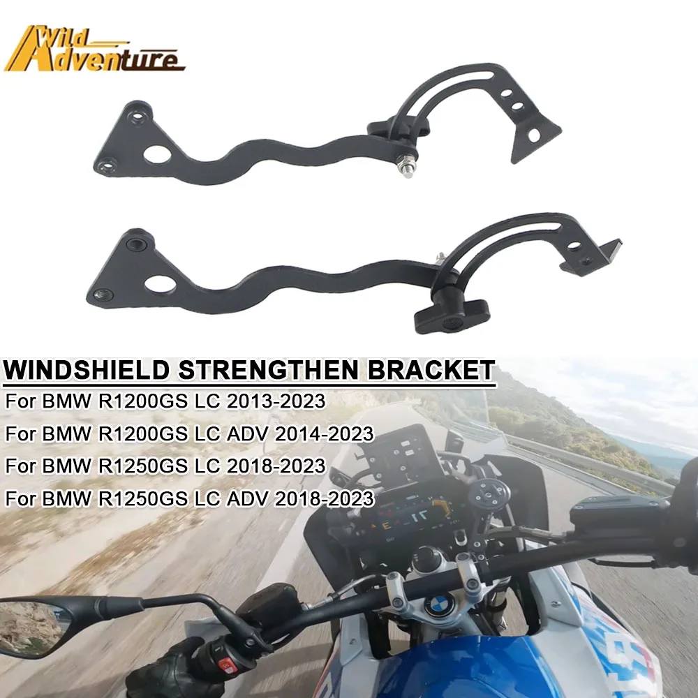 

R1200GS Adventure 13-23 Windshield Support Holder Strengthen Kits For BMW R1250GS R1200GS Adventure 2013-2023 GS R1250 R1200 ADV