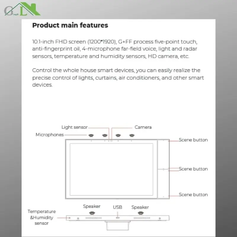 Imagem -05 - Tuya-painel de Controle Inteligente Touch Inteligência Tuya Switch Touch Screen Smart Home 10