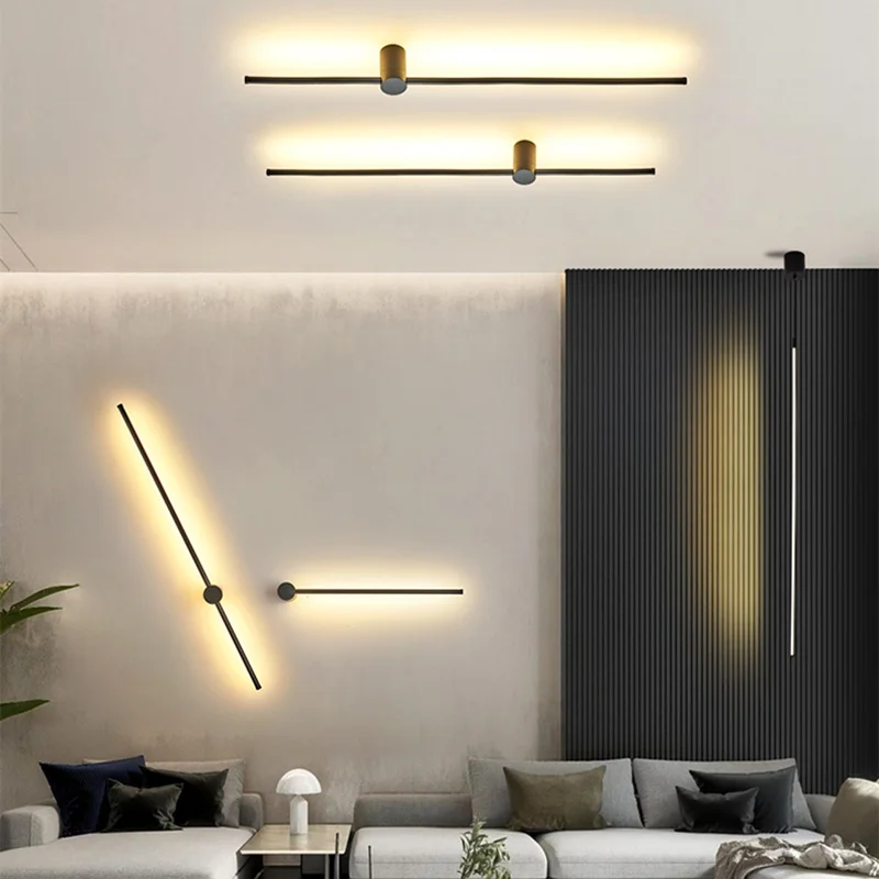 Imagem -04 - Suporte de Chão Minimalista Moderno Luminária de Canto com Led Estilo Nórdico para Sala de Estar Preto de Alumínio Decoração