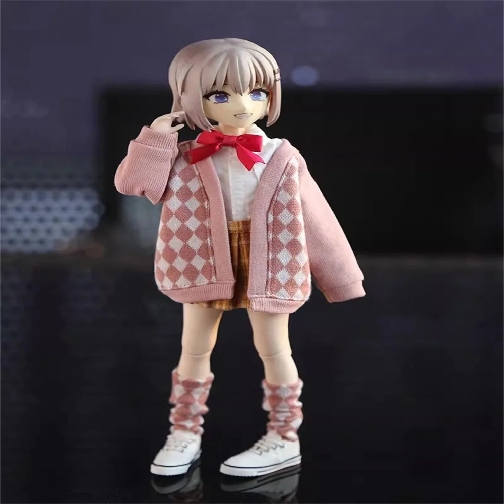 Ob22/24 صغيرة 6 نقاط جسم السمكة الكبيرة ملابس دمى العصرية سترة معطف نموذج الملحقات الجسم في الأوراق المالية