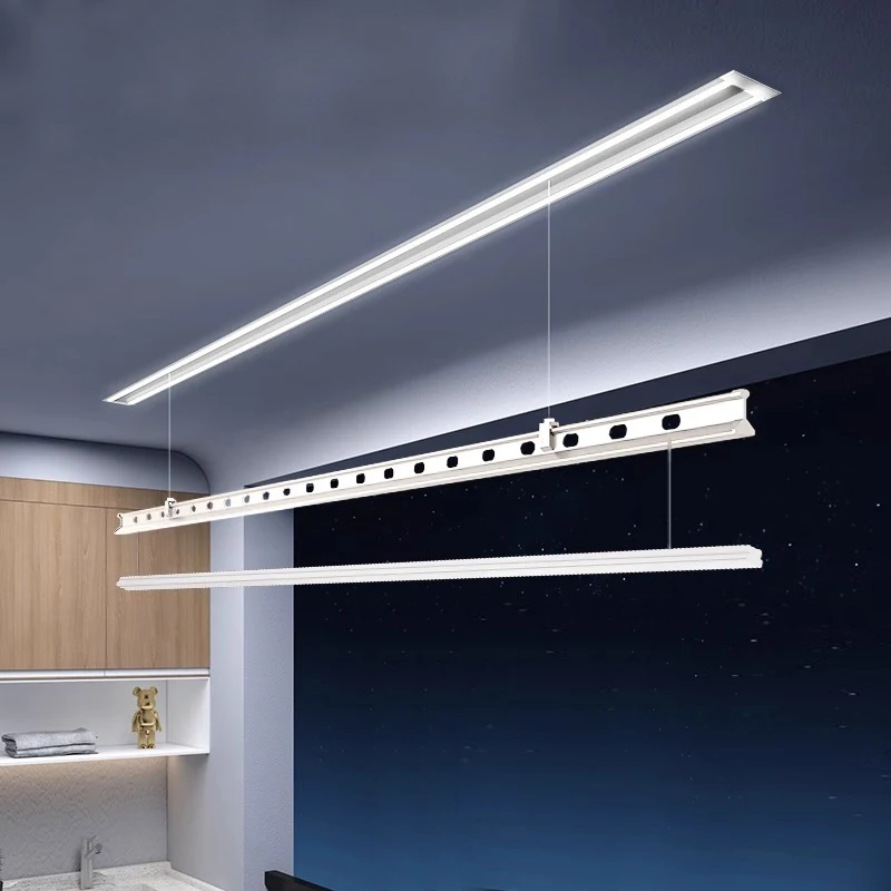 Intelligent Electric Clothes Drying Rack Smart Home Automatic Lifting Ceiling Hanging Smart Drying Features Convenient For