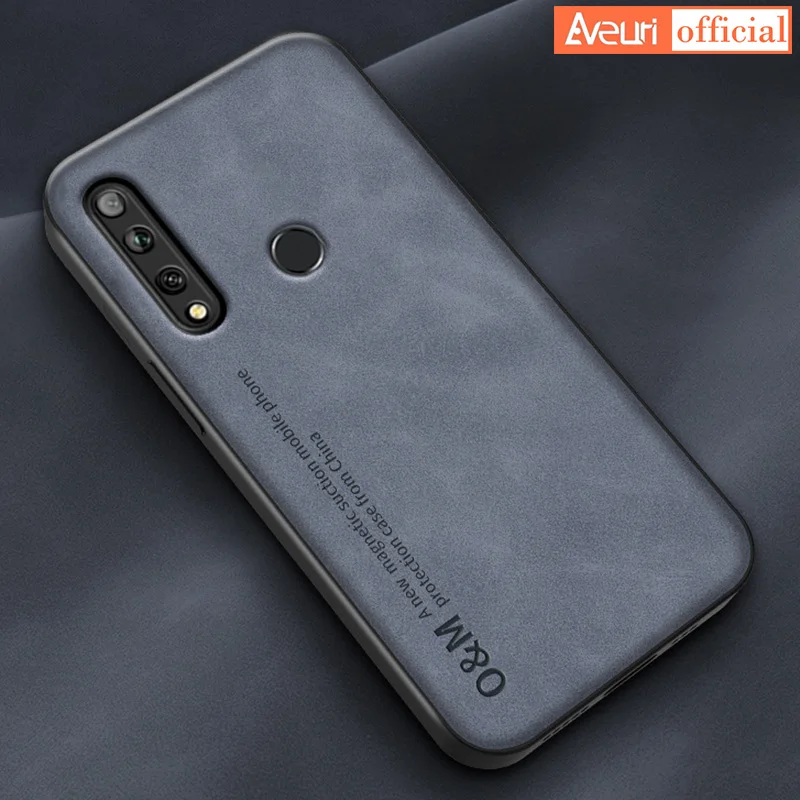 Luxury Magnetic Leather Case For Huawei P Smart Z Pro 2019 Silicone Protection Cover For Huawei Y9S Y9 Prime 2019 Phone Case