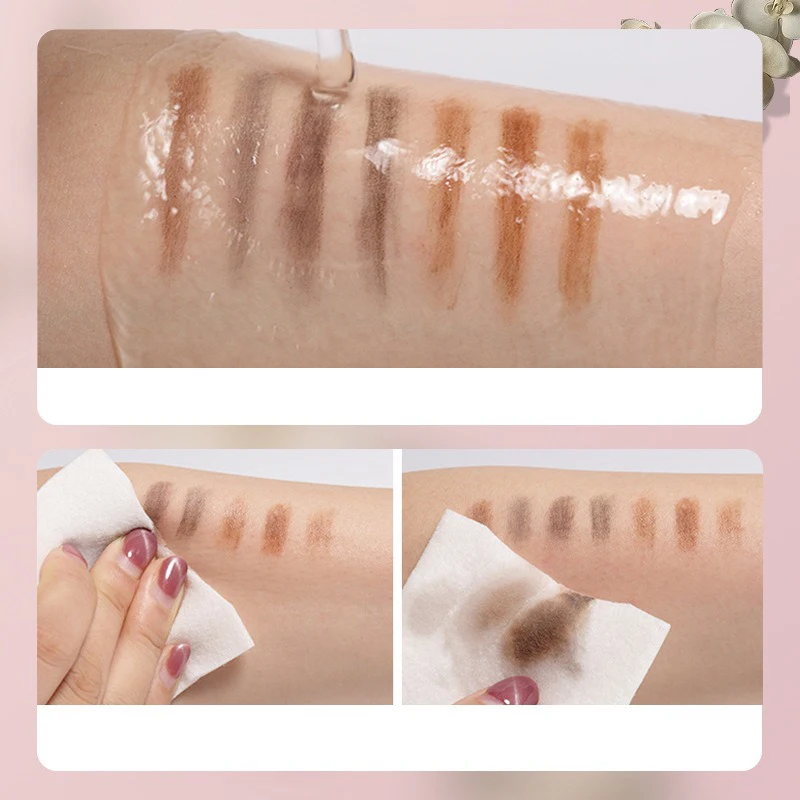 Galline Sopracciglia Maker Carta rossa Tirando Penna per sopracciglia Artista di trucco Ricamo semipermanente Posizionamento Penna dura tordo