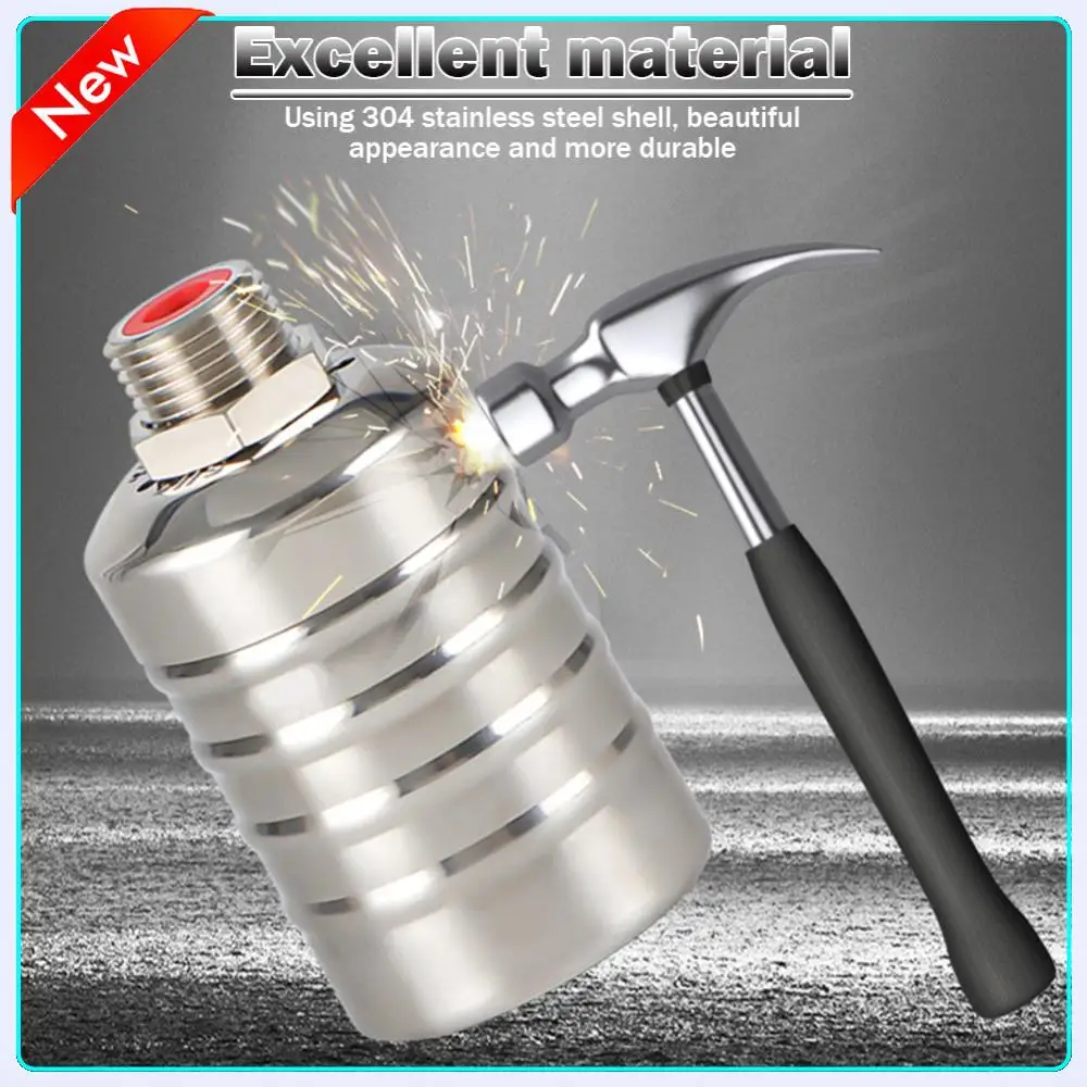 

1pcs Floating Ball Valve Automatic Water Level Control Valve Stainless Steel Float Valve Water Tank Water Tower Shutoff Valve