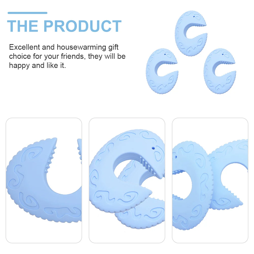 3 قطعة سدادة باب السلامة المنزلية مادة السيليكون المرنة قفل موثوق المانع ديكور رائع هووسورمينغ