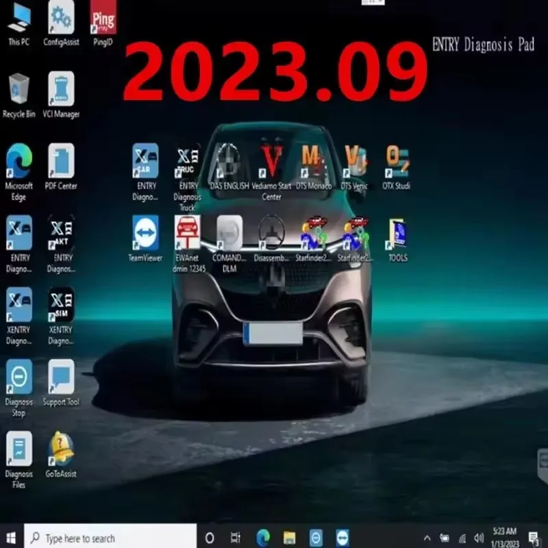 

New 2023.12 MB STAR sd C4/C5/C6 software xentry/DAS install or update online xentry full software for xdos or passthru versio