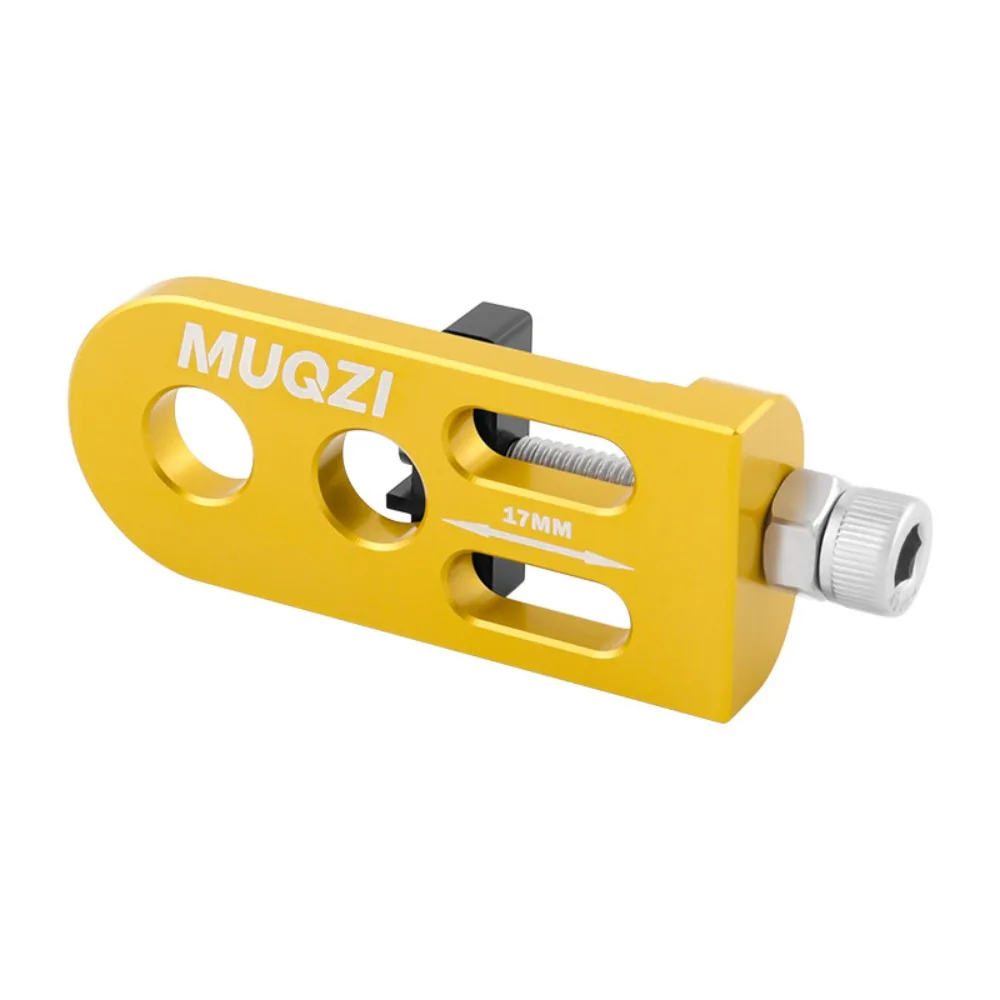 

Aluminium Alloy Single Speed Chain Tensioner 10MM Double Hole Bicycle Chain Adjuster Lightweight Fixie