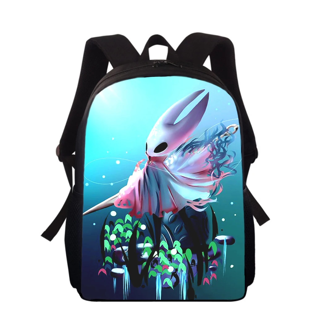 Sac à dos imprimé jeu de chevalier creux pour enfants, sacs d'école primaire pour garçons et filles, sac à dos pour étudiants, sacs de livre, 16 po, 3D