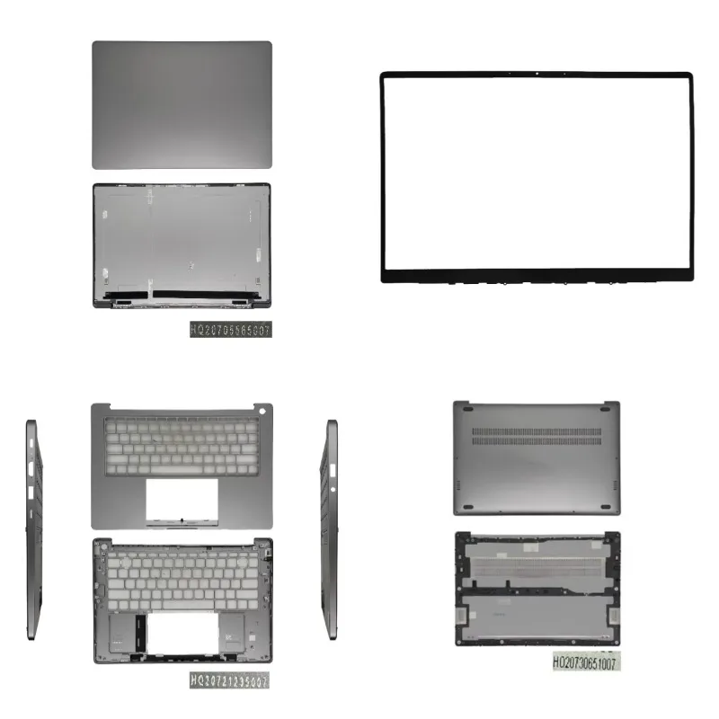 For Pro14 XMA2006 BB BJ AJ DJ RJ LCD Screen Top Cover, Screen Bezel, Palm Rest, Bottom Case, Hinge, Keyboard ABCD Shell Case