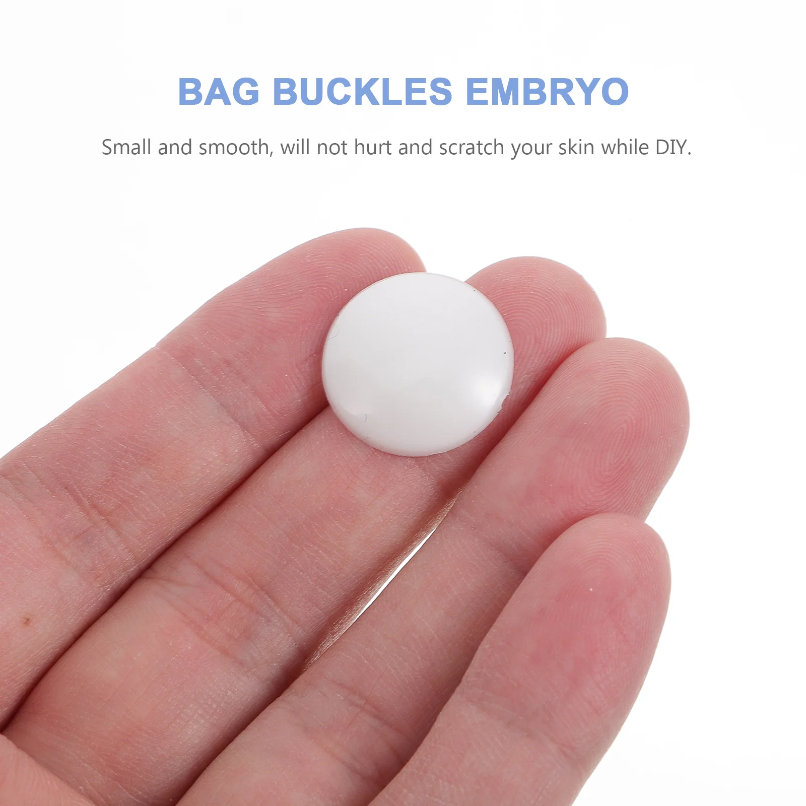 

100 Pcs Heart-shaped Jewelry Buckle Blank Round Button Fabric Covered Buttons Fastening Plastic Buckles Material Handmade Craft