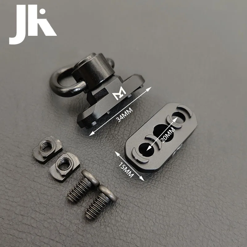 ยุทธวิธี mlok สลิงหมุนสตั๊ดอะแดปเตอร์สําหรับ Mlok Rail QUICK RELEASE QD สลิงหมุนอะแดปเตอร์อุปกรณ์ล่าสัตว์