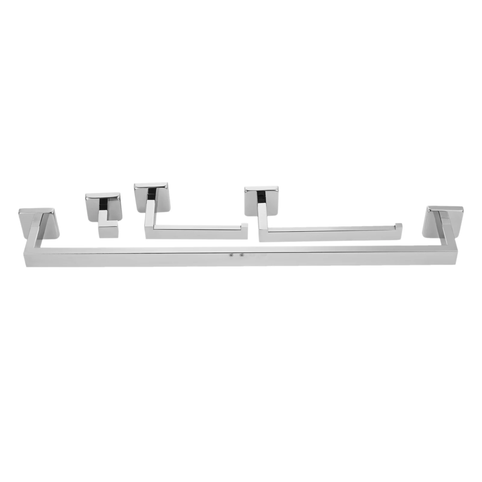 4 قطعة مجموعة حامل المناشف المثبتة على الحائط نحى الذهب المصقول الكروم نحى النيكل منشفة بار اليد حامل ورق المرحاض خطاطيف المناشف