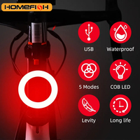 New Bicycle Taillight Cycling Lights Multi Lighting Modes USB Charging Led Flash Tail Rear Lights Bike Accessories