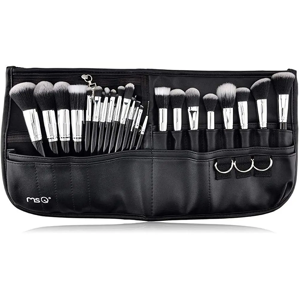 

29pcs Professional Makeup Brushes Set with Belt Waist Bag for Foundation, Powder, Creams, Liquids & Eye Makeup