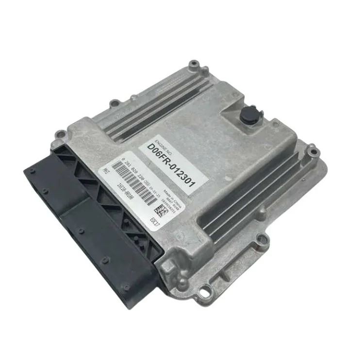 ملحقات الحفارة SY245 SY265 وحدة تحكم إلكترونية للحفارة ECU ECM D06FR-012301 قطع غيار المحرك متوافقة 0281020220 #3