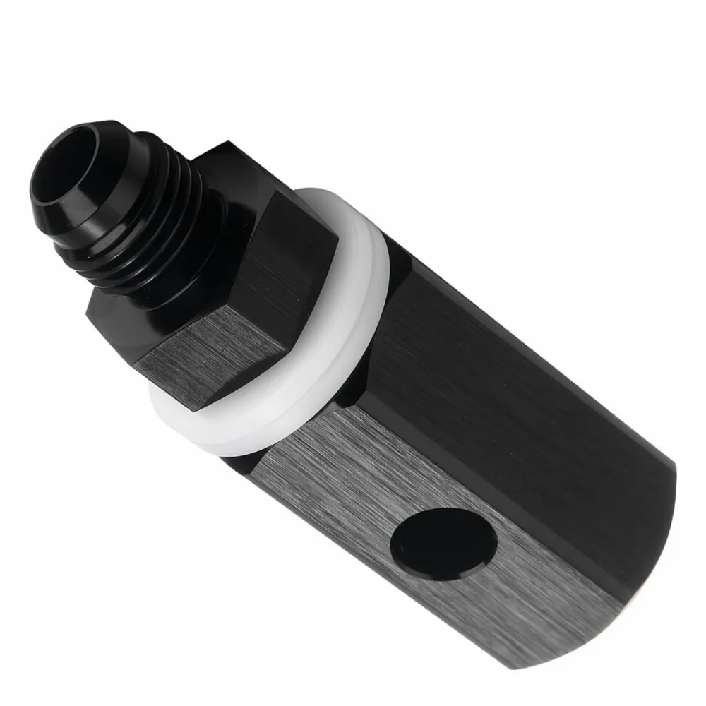 

​ Клапаны перекрытия топливной линии 6AN 7AN 8AN из алюминия для крепления на топливный бак, черные, с наконечником AN6