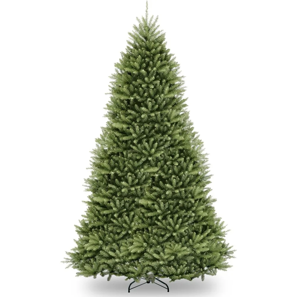 Artificial Full Christmas Tree, Green, Dunhill Fir, Includes Stand, 12 Feet