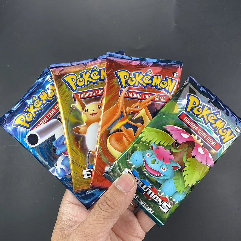 

10/20Pcs Pokemon EnglishTCG: Hidden Fates Evolutions Booster Collectible Trading Card Game Children Toy