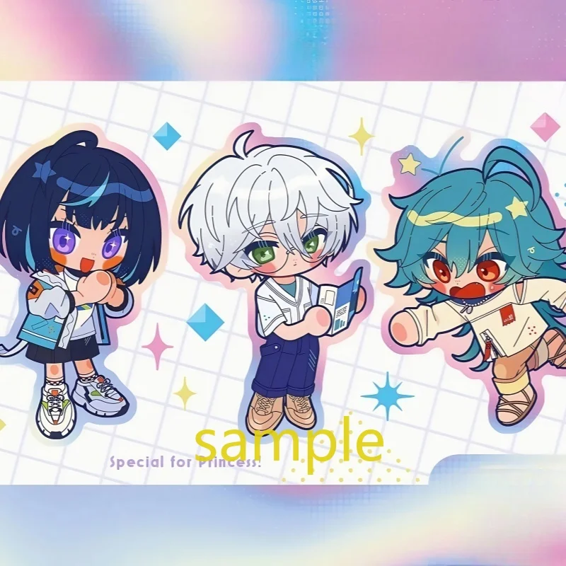 Conjunto de estrellas Sagiri Esu llavero de Anime especial para princesa hombres llavero para mujeres figura Kawaii Cosplay llavero colgante regalo