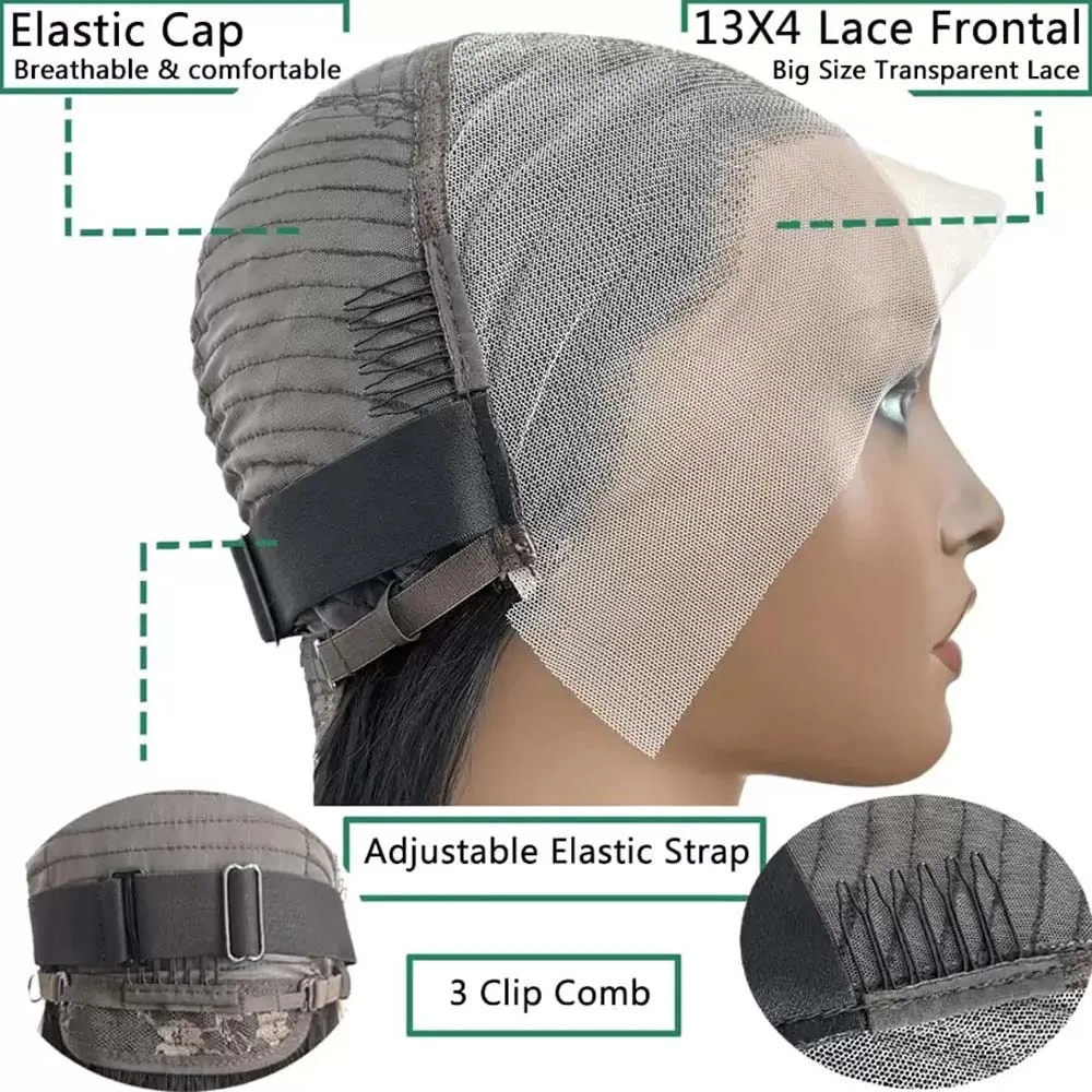250 الكثافة فضفاض الجسم موجة باروكة من شعر طبيعي 13x4 أمامي الدانتيل الباروكة 16 بوصة الجسم موجة HD الدانتيل الجبهة الباروكات شعر الإنسان