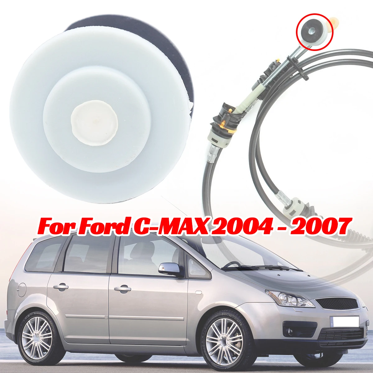 

Manual Transmission Gearshift Cable Gearbox Control Bushing For Ford C-MAX Gear Shifter Lever Selector Linkage End Rod 2004-2007