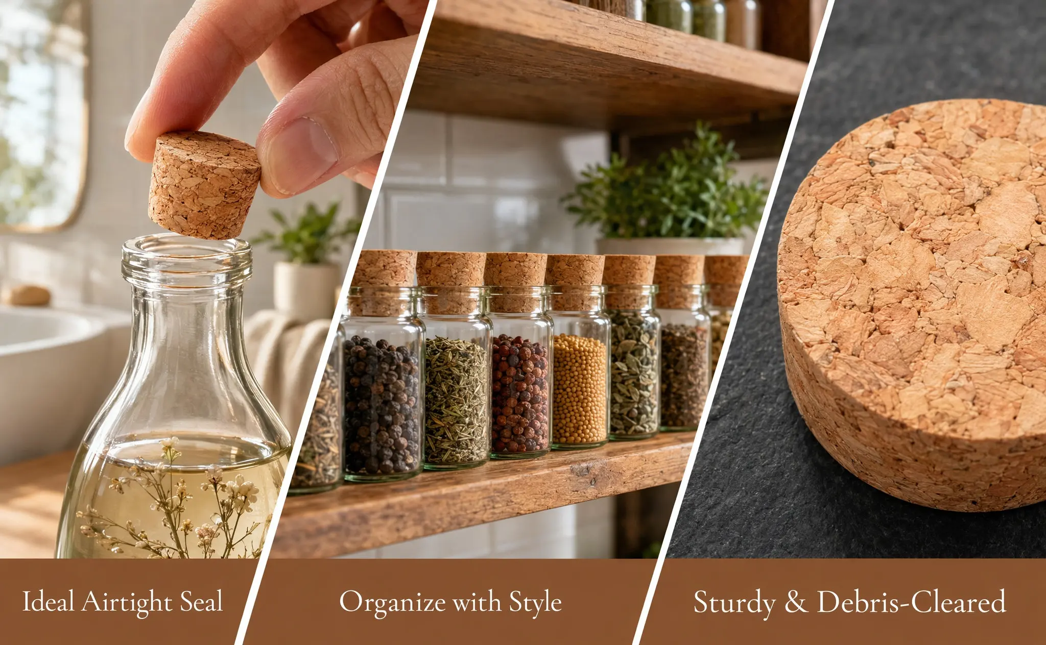 20Pcs Tapered Wooden Cork Stoppers Natural Cork Plugs for Glass Vial Wishing Bottle Craft Wine Bottle DIY Projects Portable